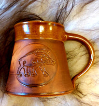 Load image into Gallery viewer, Viking Mug Wild Boar Tankard 15oz Handmade Ceramic Pottery Coffee Beer Cider Cup Anniversary Christmas Present Collectible Unique Gift - Arts and Beauty Ltd
