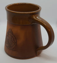 Load image into Gallery viewer, Celtic Mug Trinity Keltik Tankard 15oz Handmade Ceramic Pottery Coffee Beer Cider  Cup Anniversary Christmas Present Collectible Unique Gift - Arts and Beauty Ltd
