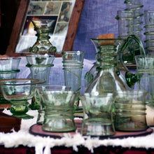 Load image into Gallery viewer, Medieval Glass Mug Beaker with Spine Handblown Replica 200ml Unique Special Gift Personal Present Gorgeous Drinking Glass - Arts and Beauty Ltd
